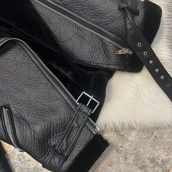 Oversized aviator jacket - Picture 3 of 7